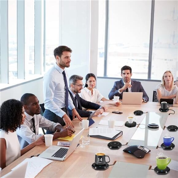 Smart Beverage Heating Plate Candle Wax Cup Warmer Electric Thermostat Coaster - Picture 2 of 7